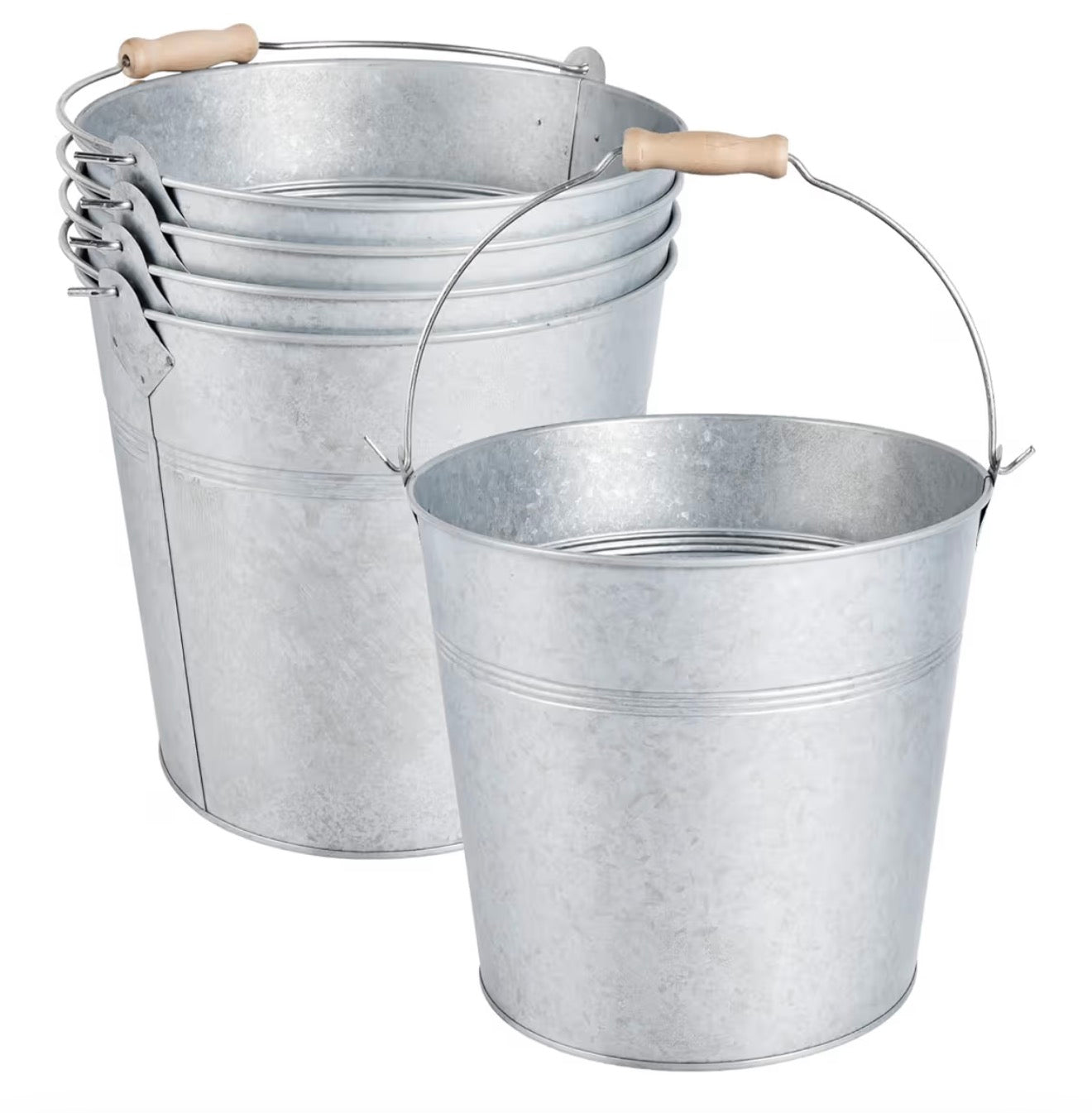 Silver Bucket - 4 quart