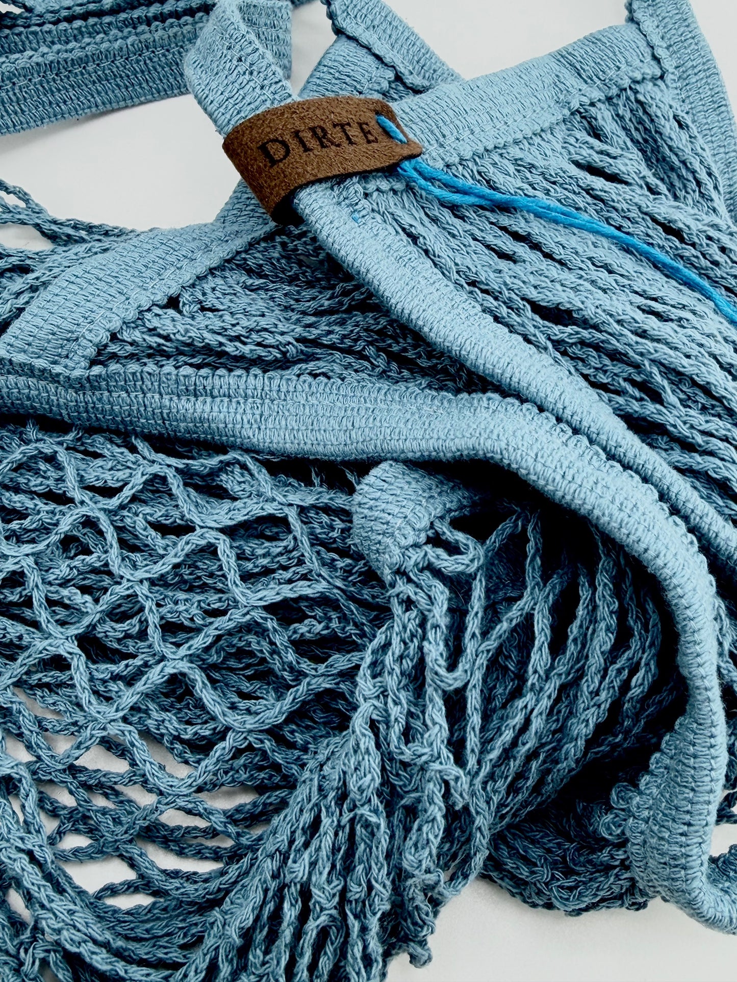 hand-dyed market bag